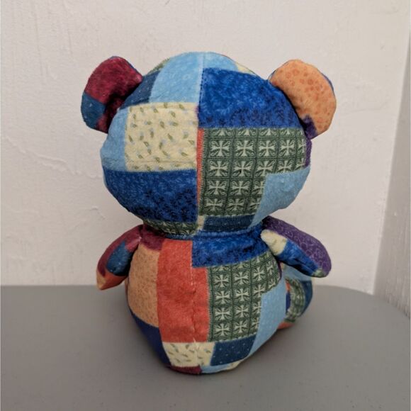 Dolly Parton Coat of Many Colors Teddy Bear Plush Patchwork Fiesta - Picture 2 of 8